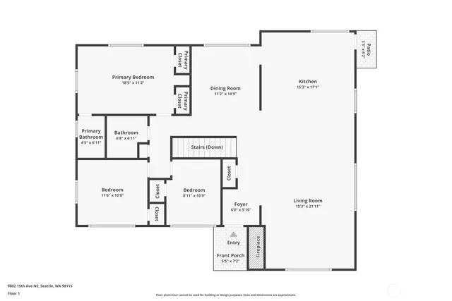 $1,695,000 | 9802 15th Avenue Northeast, Seattle, WA 98115