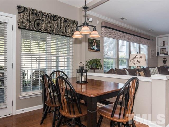 3319 Cathedral Bell Road Raleigh, NC 27614 - Photo 10 of 25 Cozy dining area/breakfast nook just off the kitchen makes for convenient serving of meals!