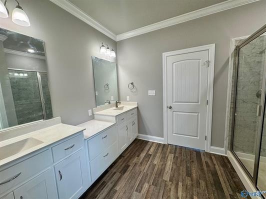 8369 State Line Road Taft, TN 38488 - Photo 21 of 25 a spacious bathroom with a double vanity sink a mirror and a shower