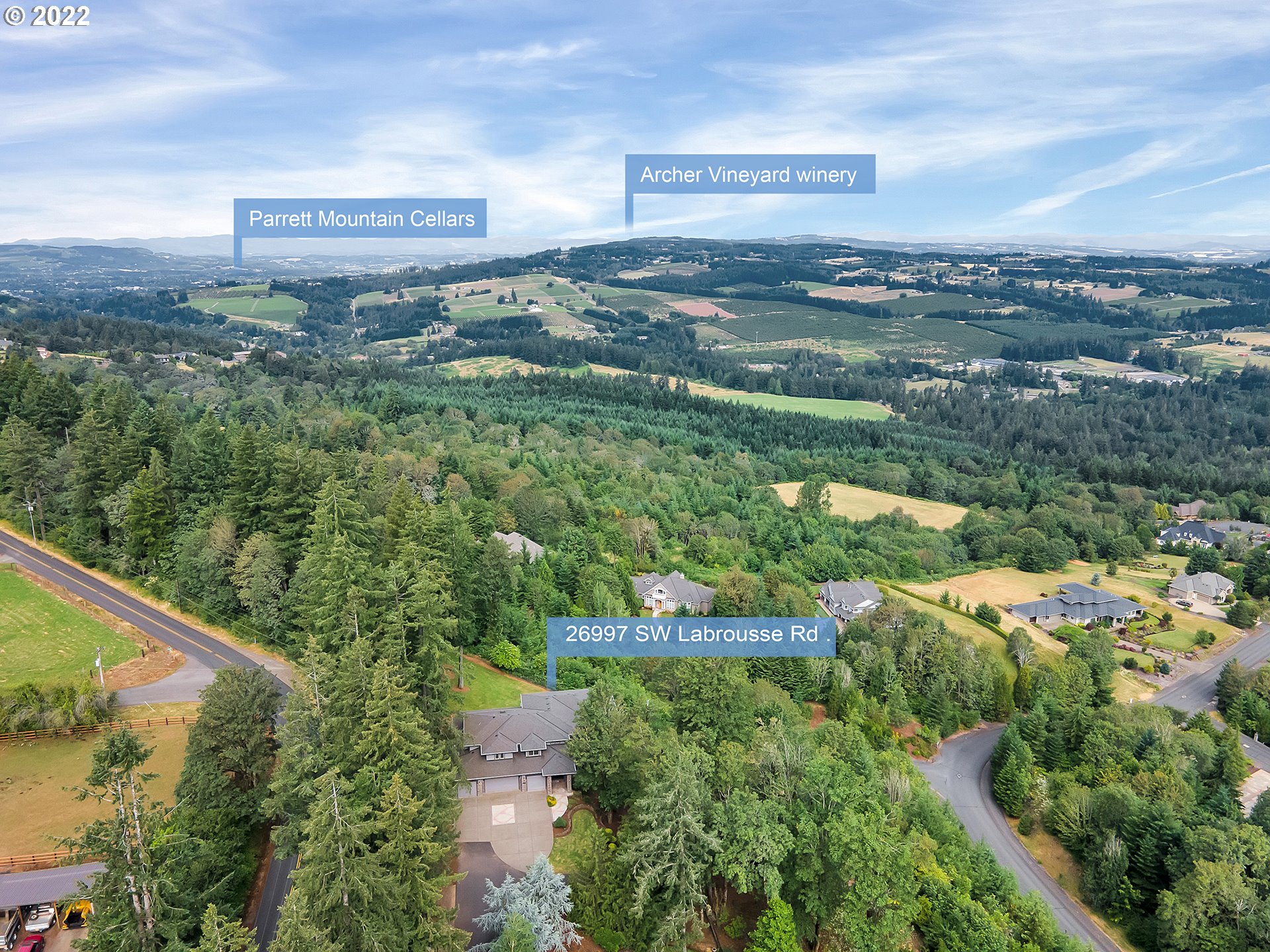 26997 Southwest Labrousse Road Sherwood, OR 97140 - Photo 31 of 32 an aerial view of multiple house