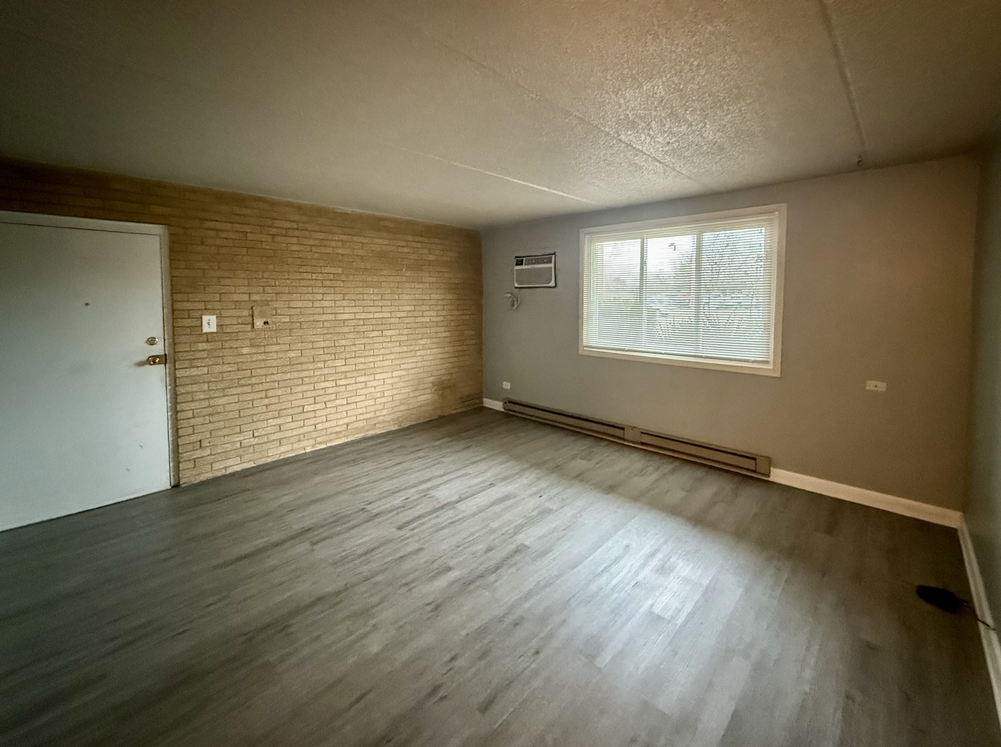6305 Joliet Road, Unit 11 Countryside, IL 60525 - Photo 2 of 6 an empty room with wooden floor and windows