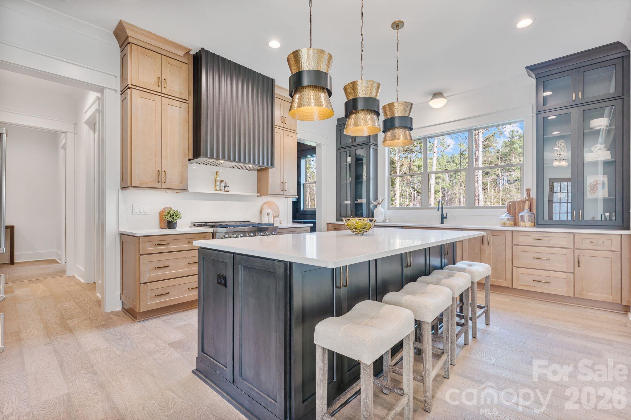 636 American Bittern Way Clover, SC 29710 - Photo 2 of 41 a large kitchen with a large window and white cabinets
