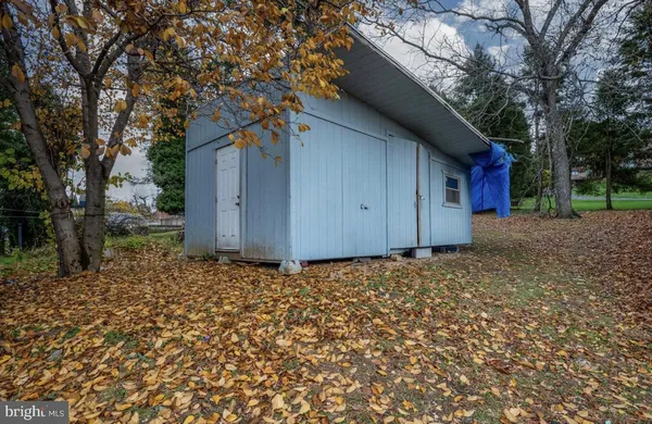 a backyard of a house