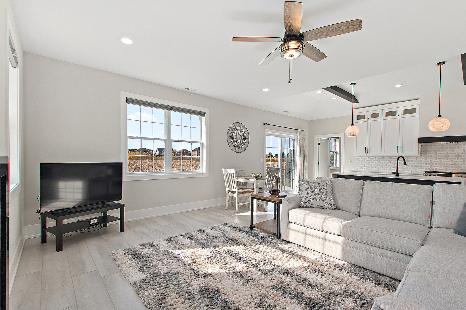 23960 Ann Court Manhattan, IL 60442 - Photo 18 of 31 a living room with furniture and a flat screen tv