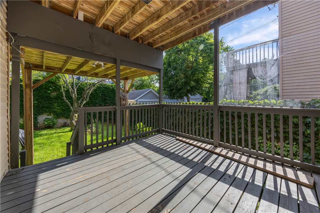 827 Garson Avenue Rochester, NY 14609 - Photo 18 of 40 Unit #1 | Lower Back Porch