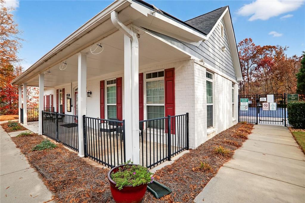 230 Valley Crossing Canton, GA 30114 - Photo 16 of 21 a view of a house with a porch