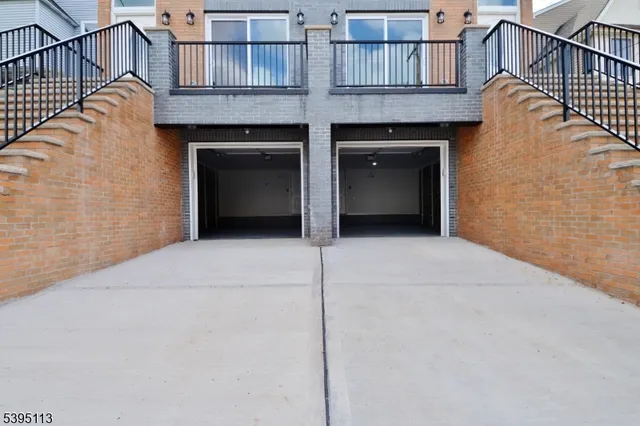 a front view of a house with balcony