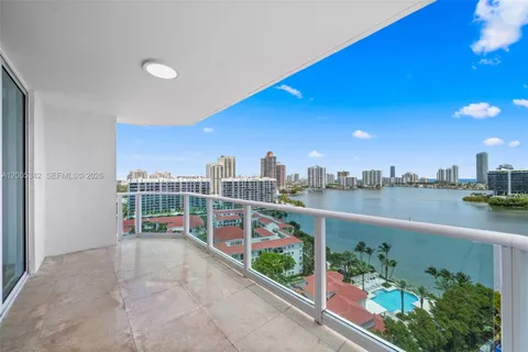 a city view with tall buildings