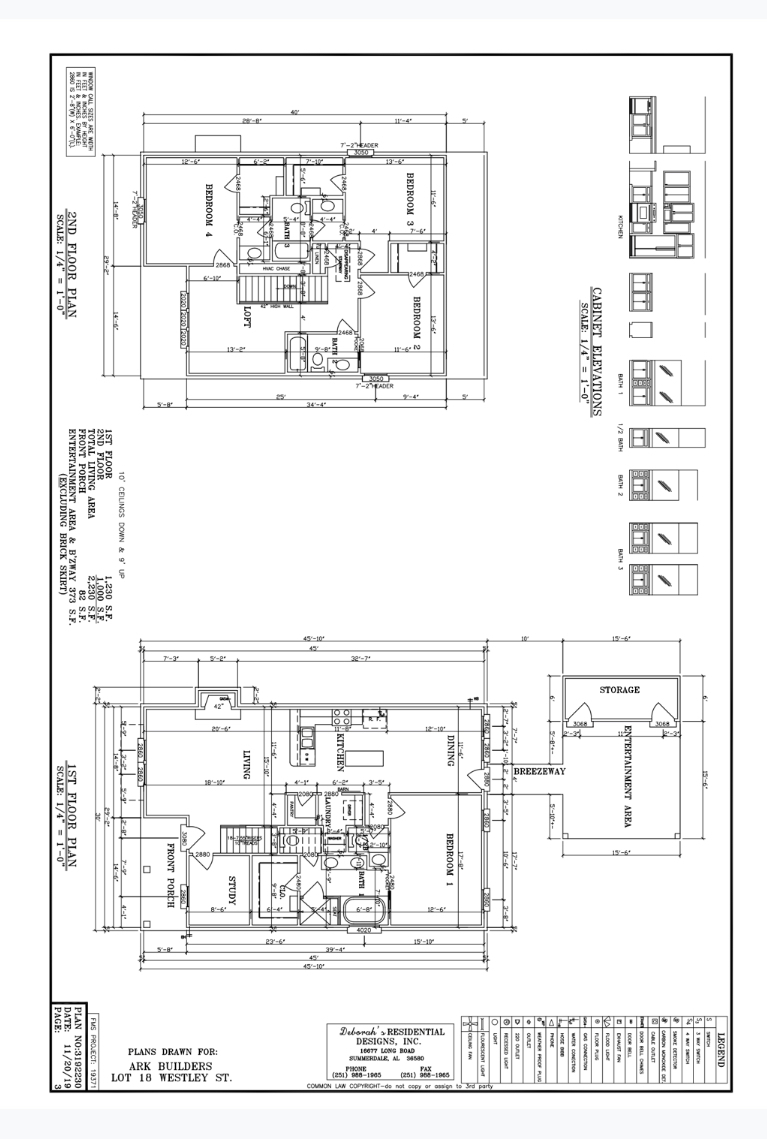 293 Westley Street Fairhope, AL 36532 - Photo 48 of 49 Floor Plan