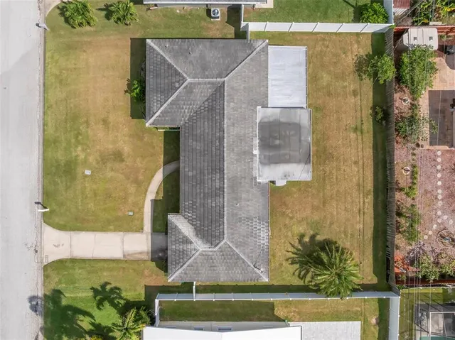 front view of a brick house