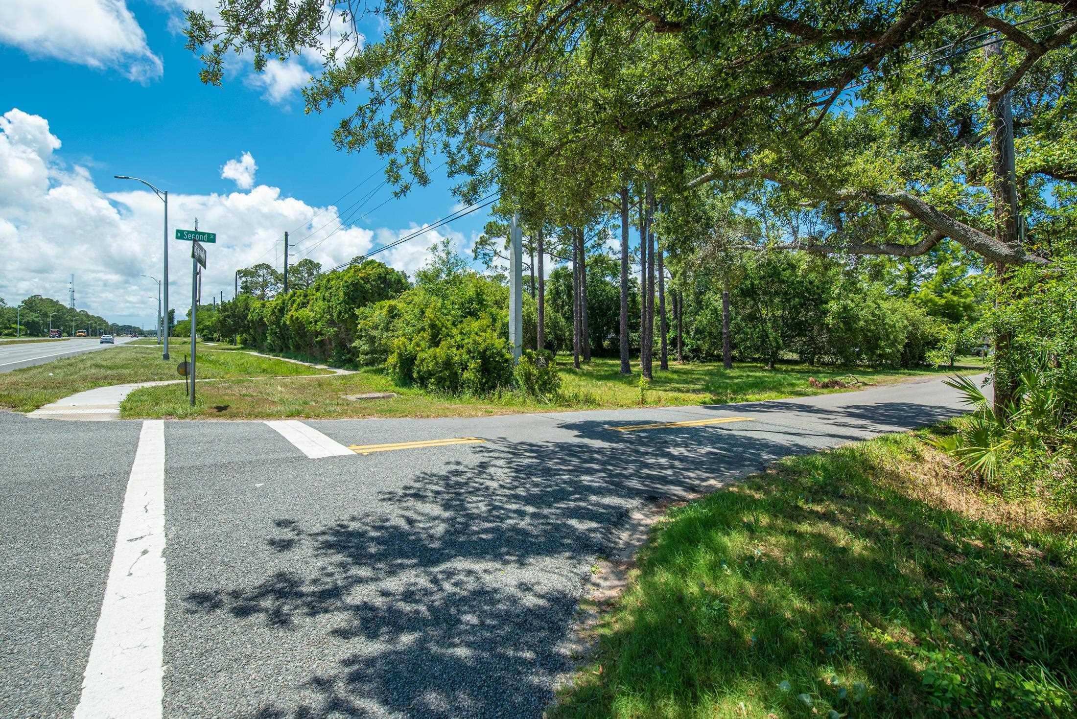 0 North 2nd Street St. Augustine, FL 32084 - Photo 10 of 14 a view of a swimming pool with a yard and palm trees