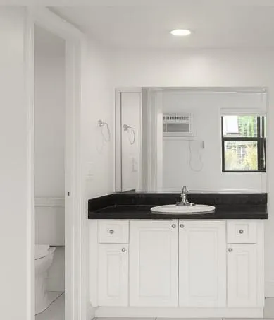 a close view of a closet