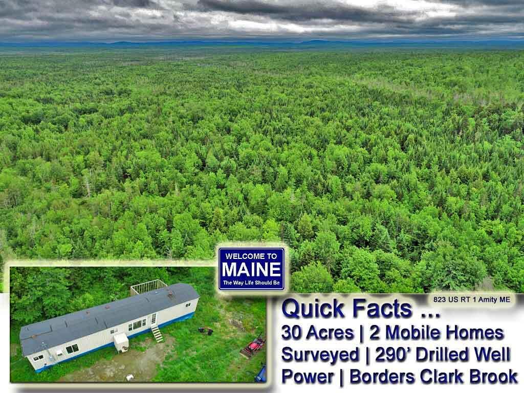 823 Highway 1 Amity, ME 04471 - Photo 1 of 68 maine-land-two-homes-listin