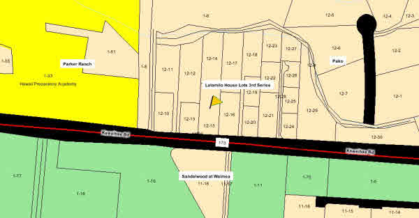 a view of a back side door