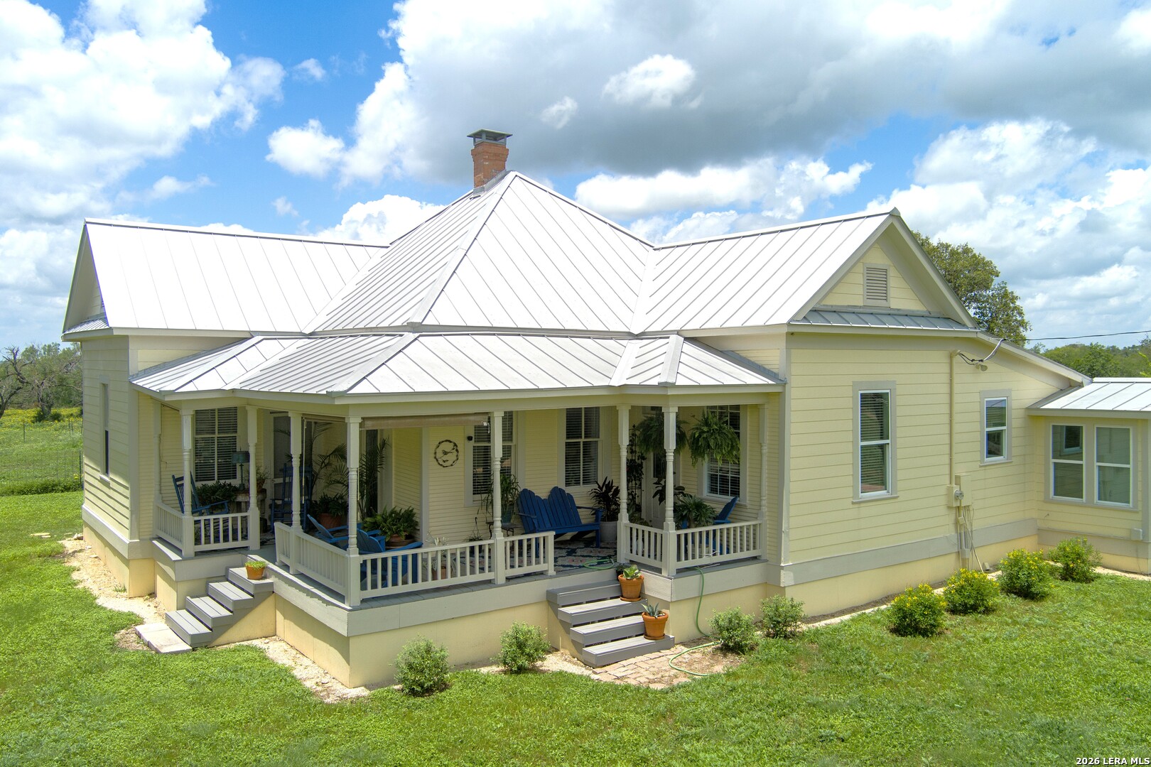 4515 Stapper Road St. Hedwig, TX 78152 - Photo 5 of 64 a view of a house with backyard porch and sitting area