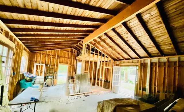 a view of car garage