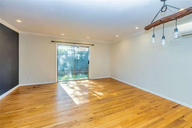 a view of an empty room