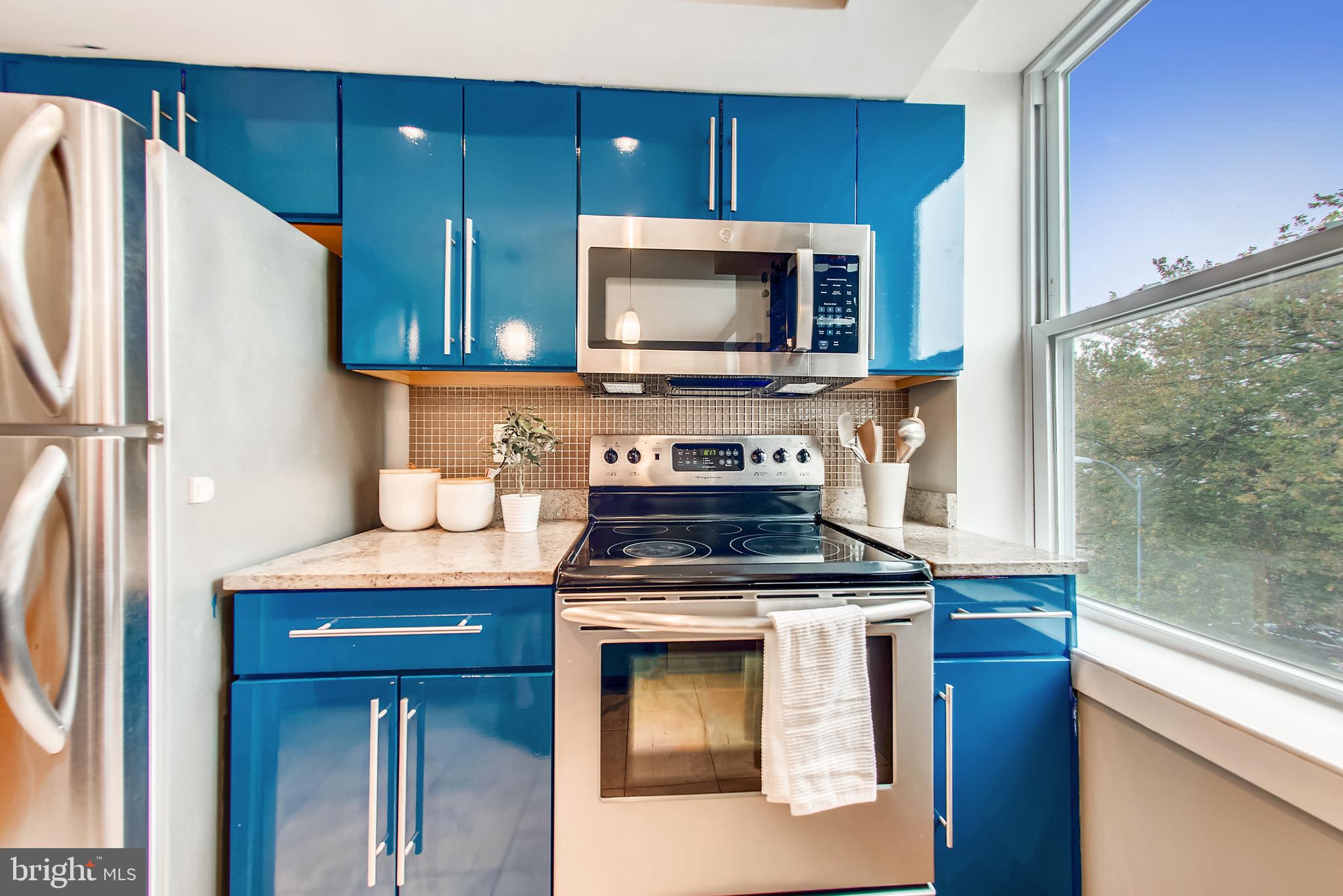 420 16th Street Southeast, Unit 306 Washington, DC 20003 - Photo 15 of 32 a kitchen with a stove and a microwave