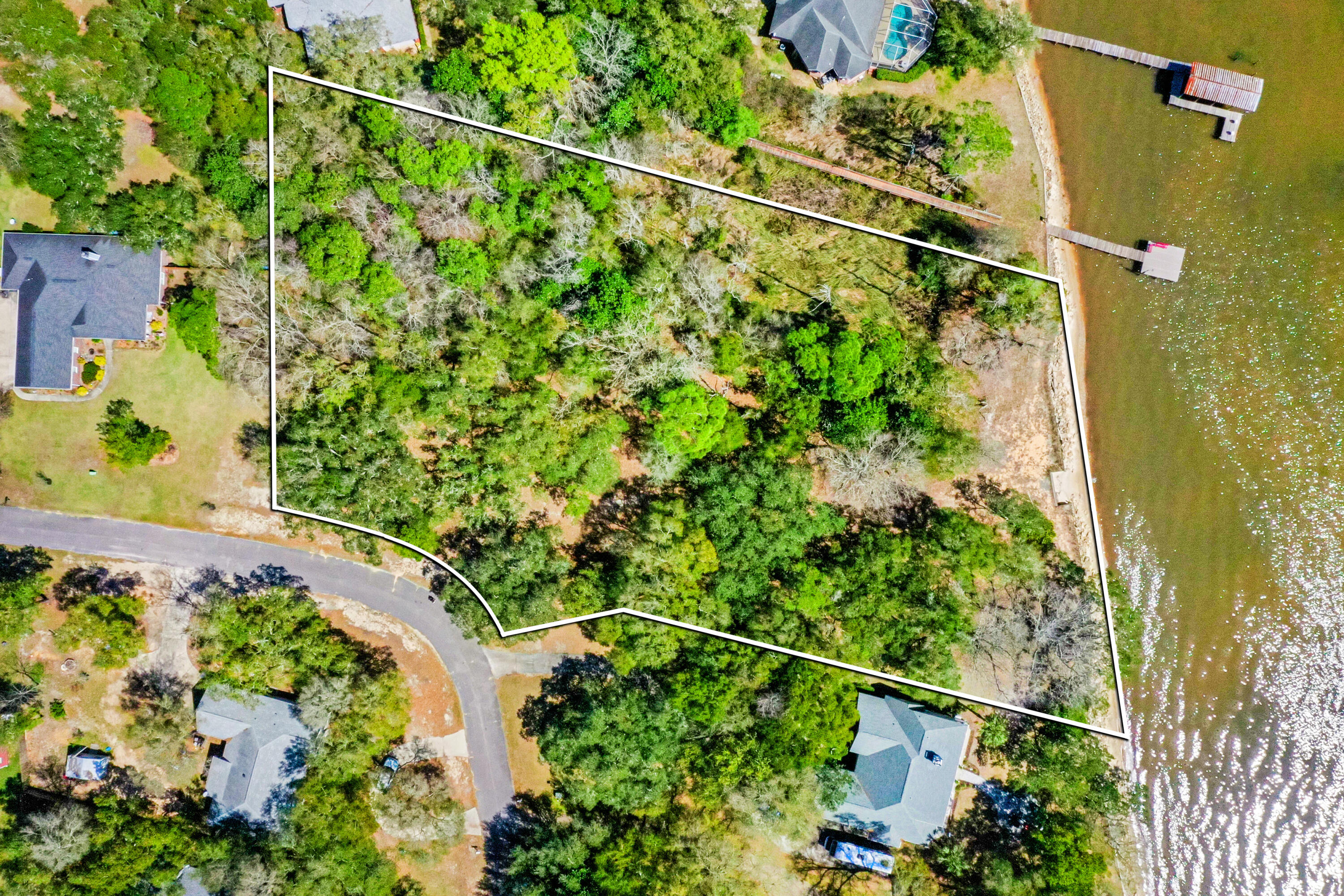Lot 9 Cedar Beach Cove Freeport, FL 32439 - Photo 7 of 41 an aerial view of a residential houses