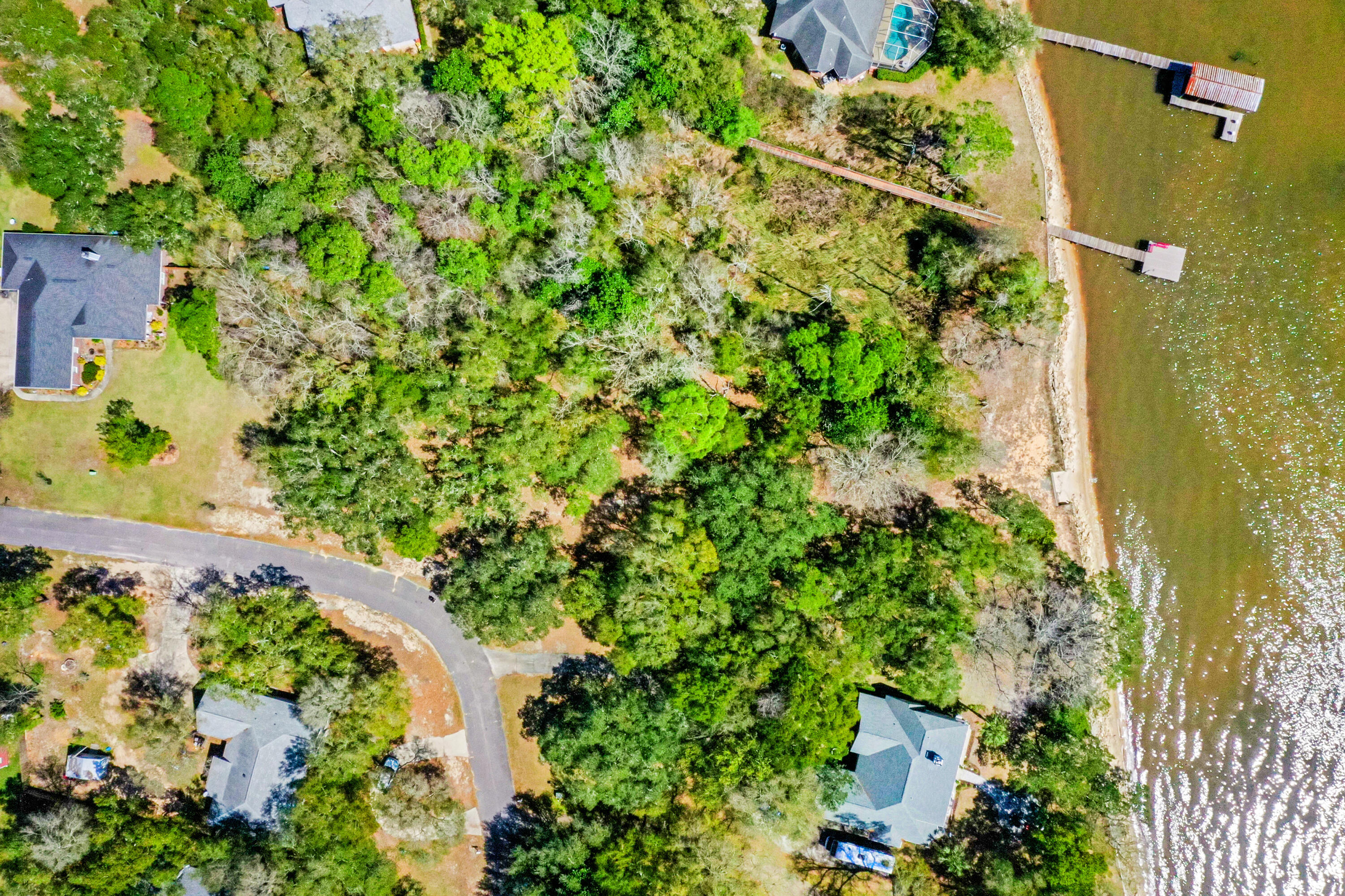 Lot 9 Cedar Beach Cove Freeport, FL 32439 - Photo 8 of 41 an aerial view of a residential houses with yard