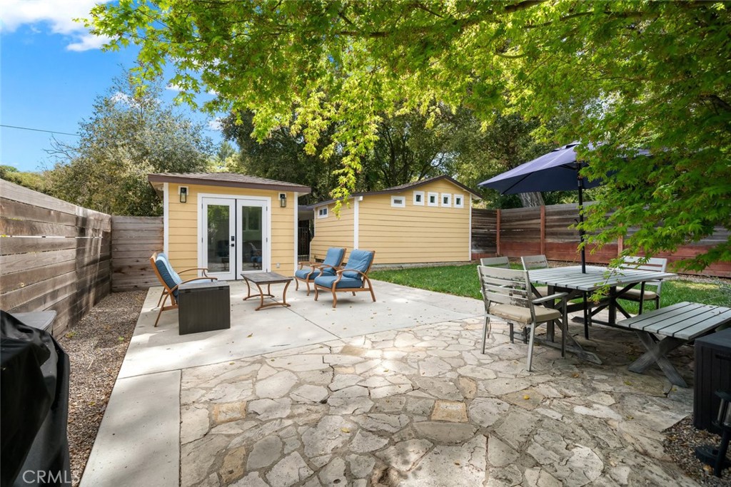 104 16th Street Paso Robles, CA 93446 - Photo 29 of 40 a view of a backyard with sitting area