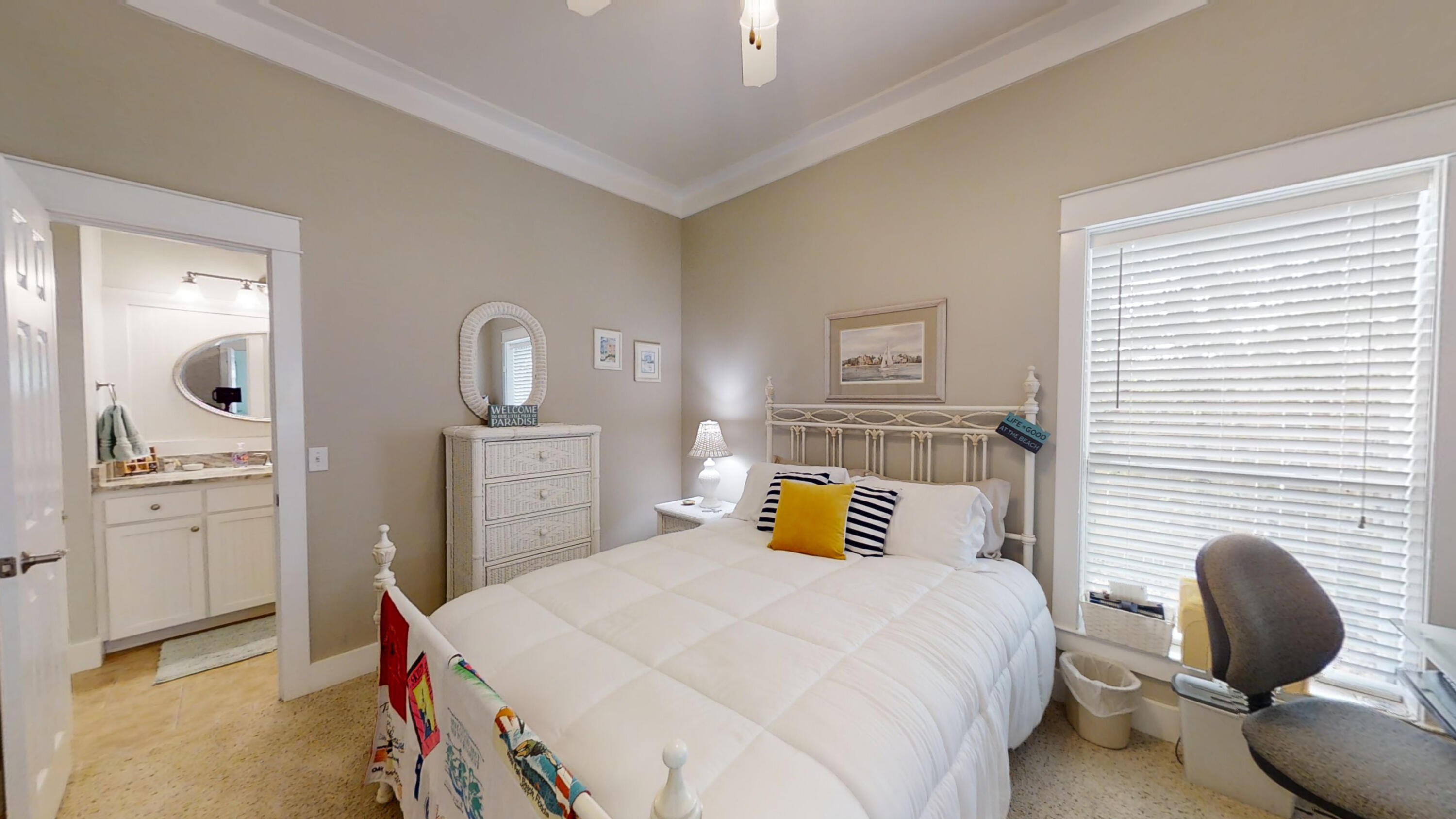 192 Birch Street Santa Rosa Beach, FL 32459 - Photo 25 of 51 a bedroom with bed and window