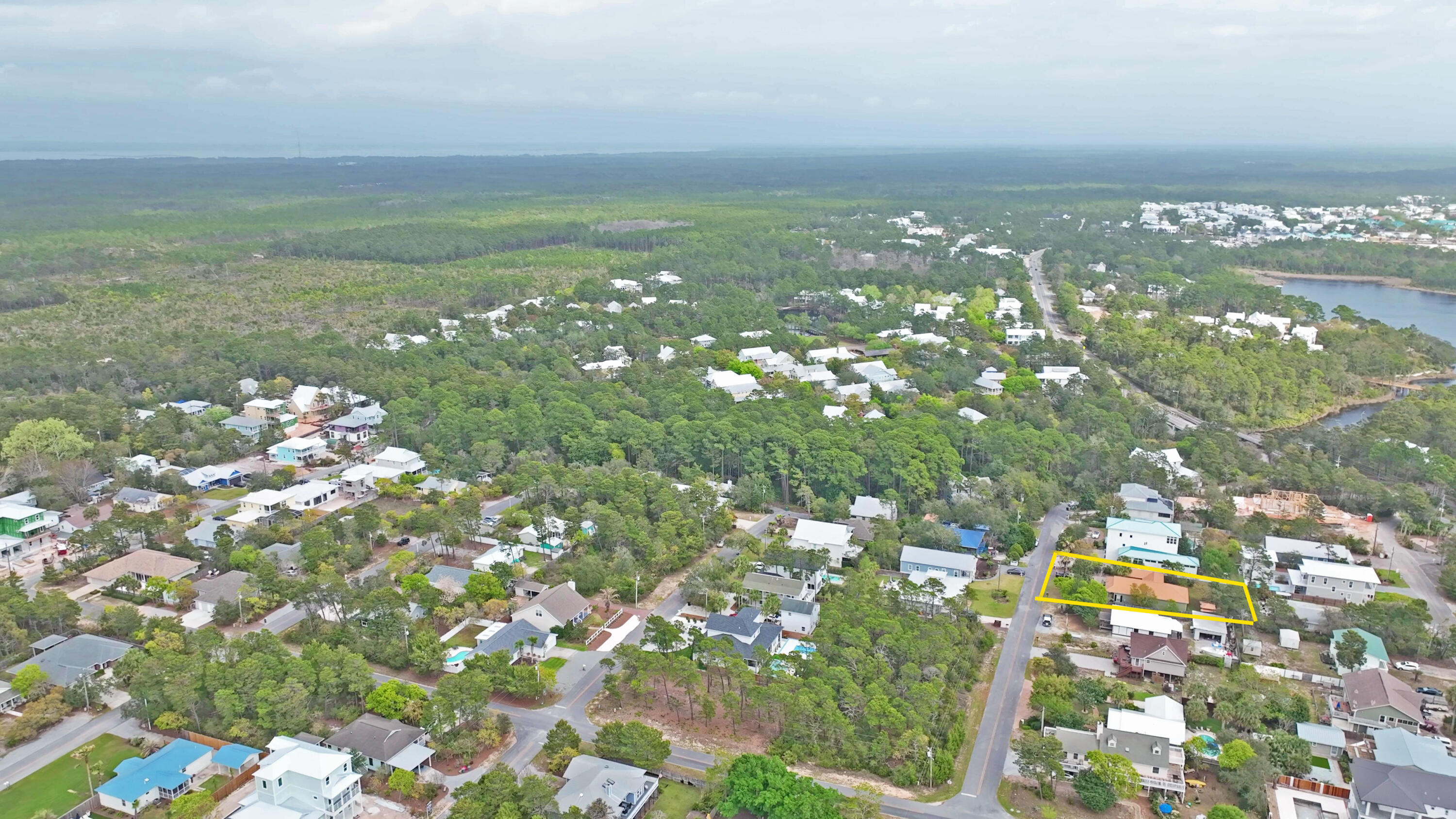 192 Birch Street Santa Rosa Beach, FL 32459 - Photo 7 of 51 a view of city with ocean
