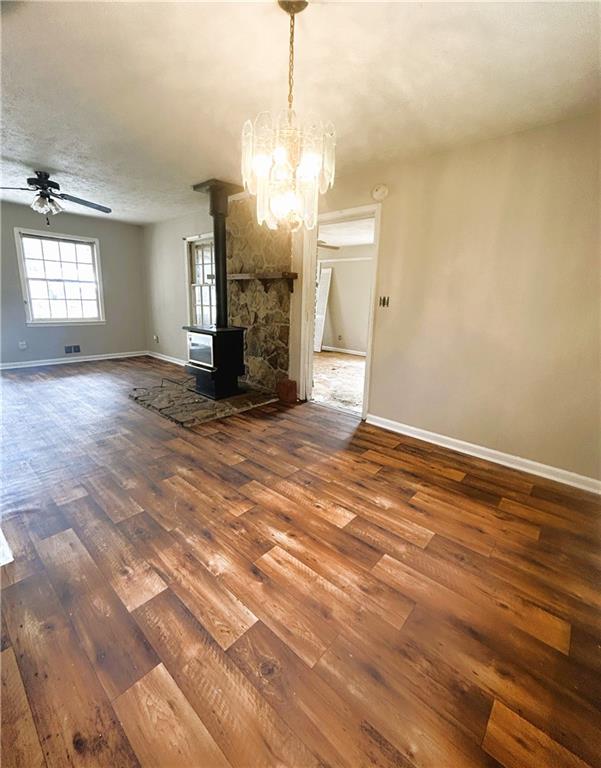 2115 Venesa Circle Austell, GA 30168 - Photo 9 of 28 a view of empty room with fireplace and windows
