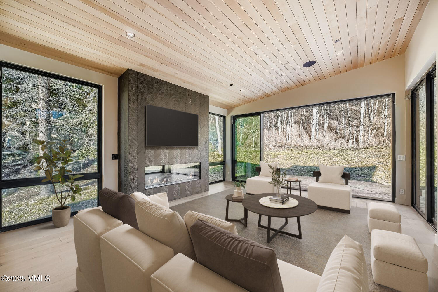 2805 Bald Mountain Road, Unit WEST Vail, CO 81657 - Photo 6 of 54 Living Room Staged