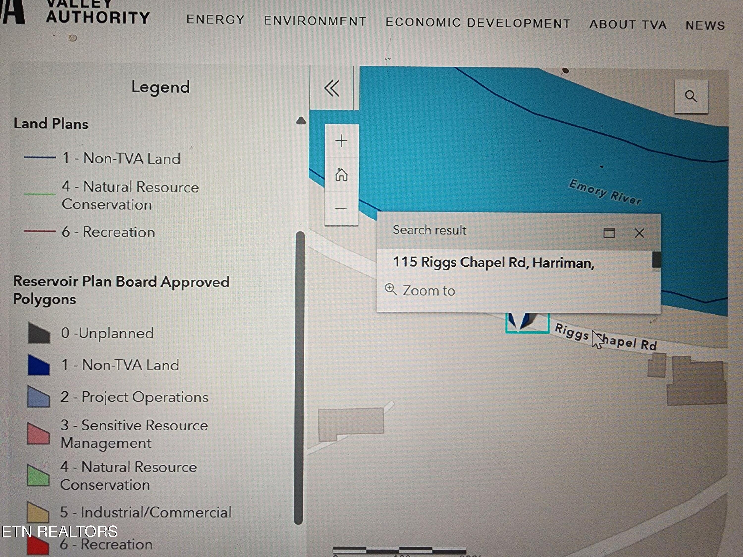 115-107 Riggs Chapel Road Harriman, TN 37748 - Photo 55 of 57 TVA Shoreline Zone 1