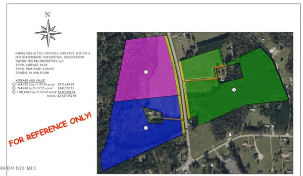 $2,685,000 | 0 Queens Creek Road, Hubert, NC 28539