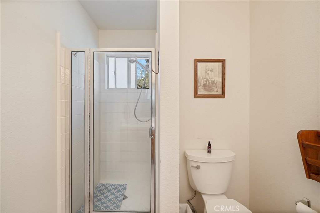 50174 Bissett Station Road Oakhurst, CA 93644 - Photo 8 of 75 a bathroom with a toilet and a shower