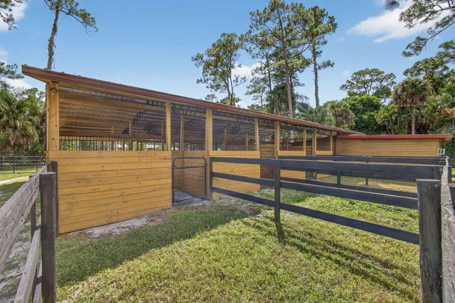 a view of a bench in a garden