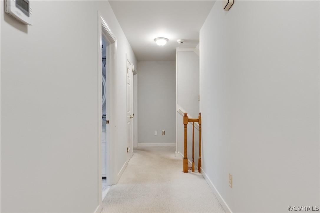 2221 Castlebridge Road Midlothian, VA 23113 - Photo 25 of 37 upstairs hallway - hardwoods under carpet!
