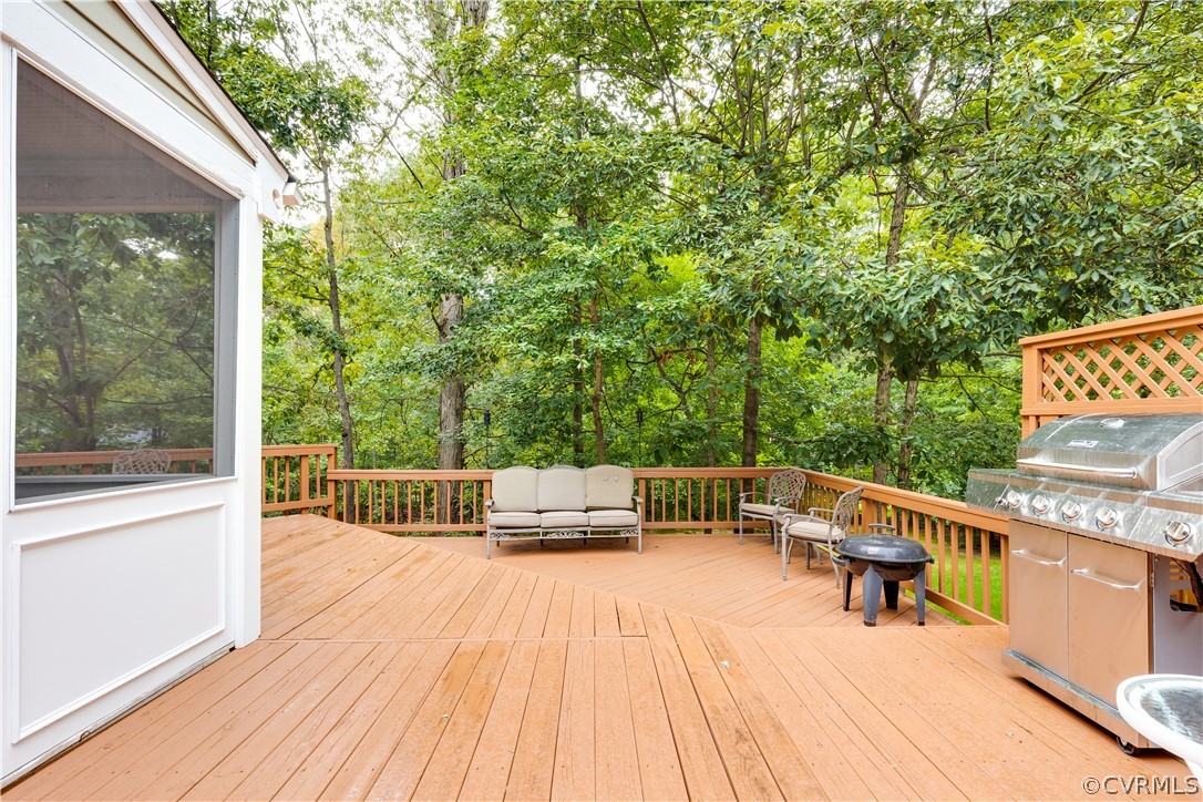 2221 Castlebridge Road Midlothian, VA 23113 - Photo 31 of 37 The deck goes on forever - perfect for parties!