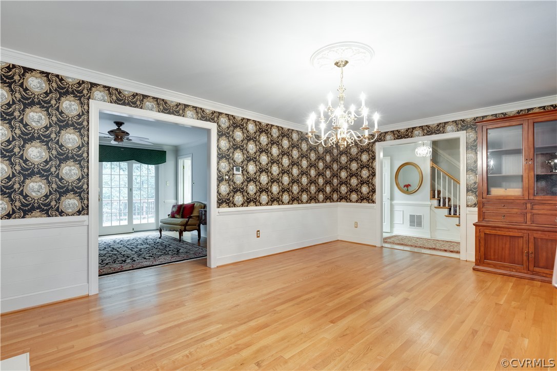 2221 Castlebridge Road Midlothian, VA 23113 - Photo 8 of 37 Dining room looking to entry and sitting/living ro