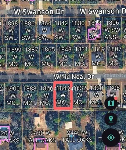 $19,500 | 1844 West Mc Neal Drive, Citrus Springs, FL 34434