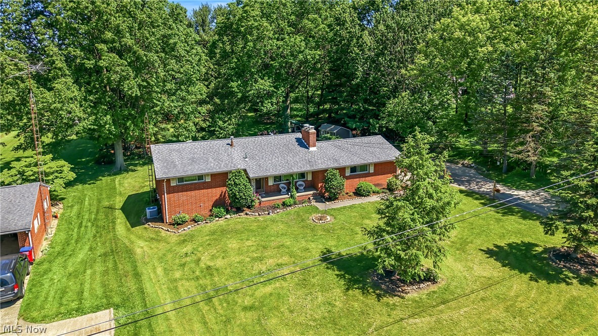 6127 Columbus Road Northeast Louisville, OH 44641 - Photo 44 of 49 Aerial of the front of the home