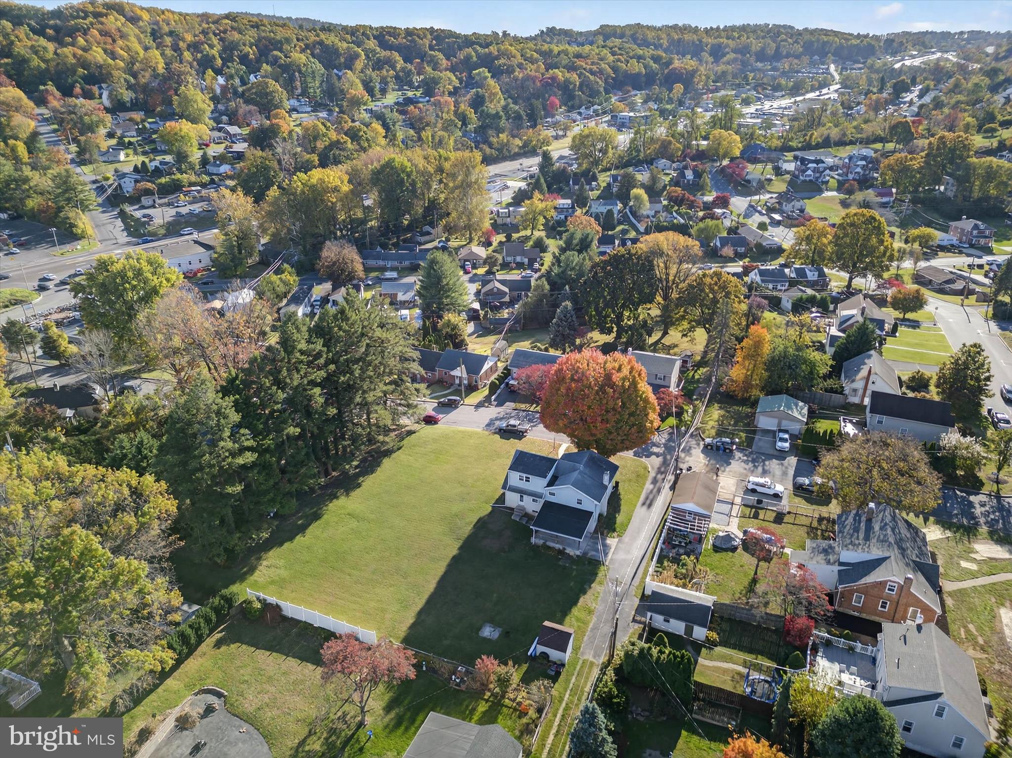 27 Rosemont Avenue Reading, PA 19607 - Photo 46 of 54 an aerial view of a city with lots of residential buildings