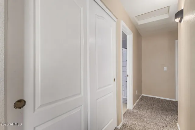 a view of empty room