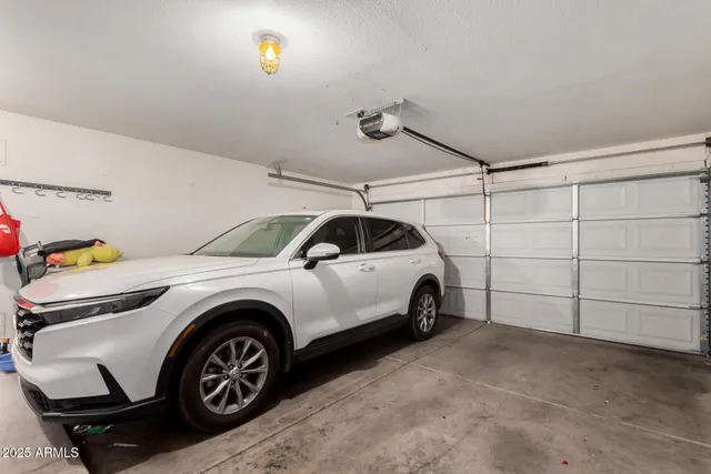 a view of a car garage