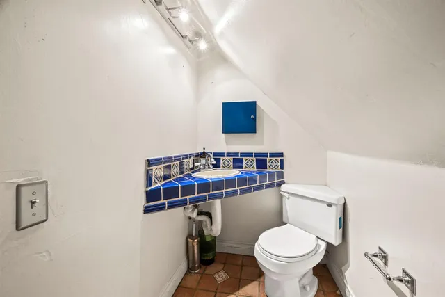 a view of small space with wooden floor