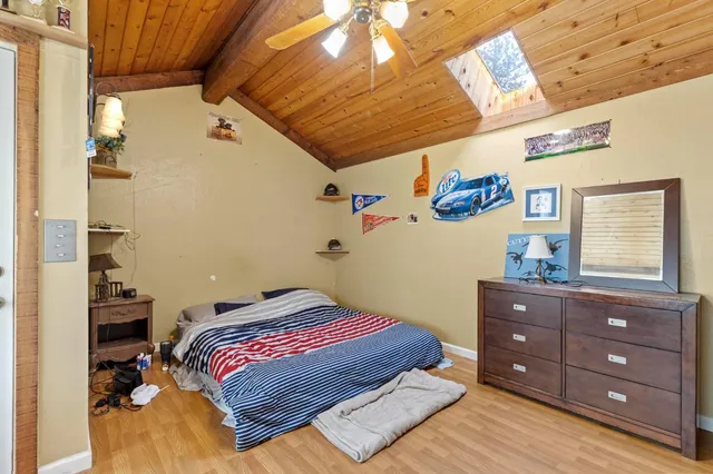 a view of a balcony with door