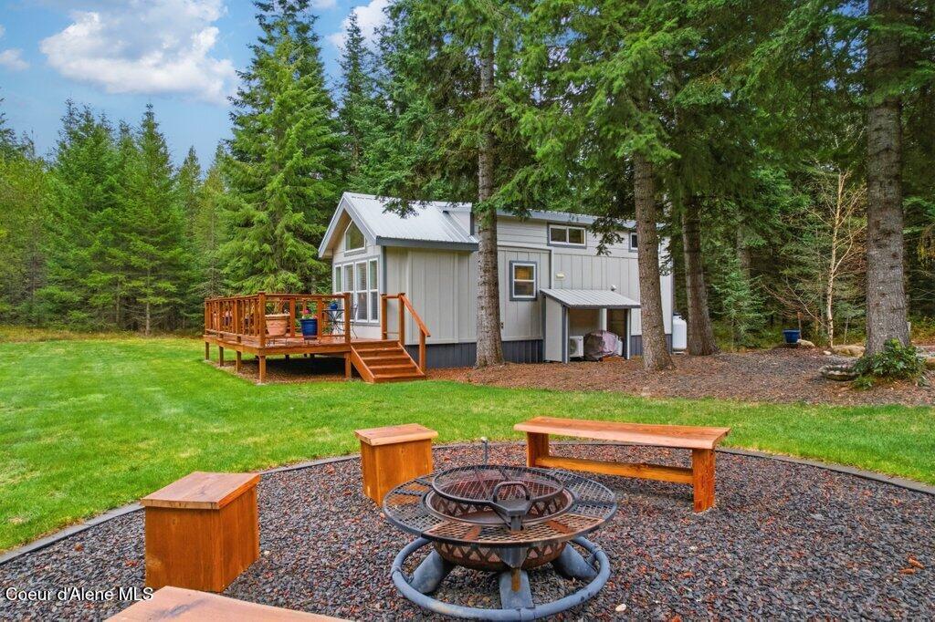 24414 North Wendler Loop Rathdrum, ID 83858 - Photo 33 of 48 Tiny home & Firepit Area