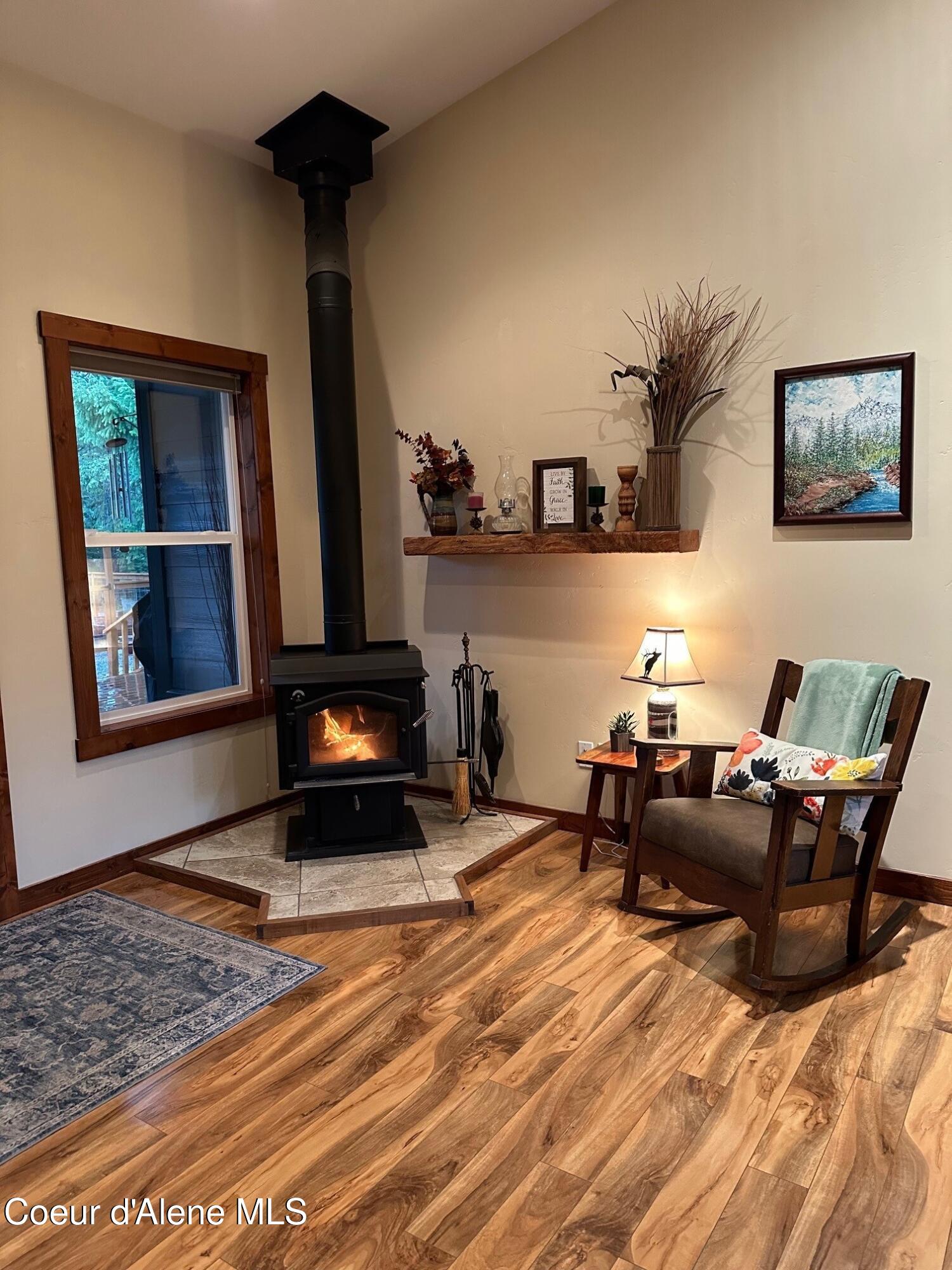 24414 North Wendler Loop Rathdrum, ID 83858 - Photo 6 of 48 Living room wood stove