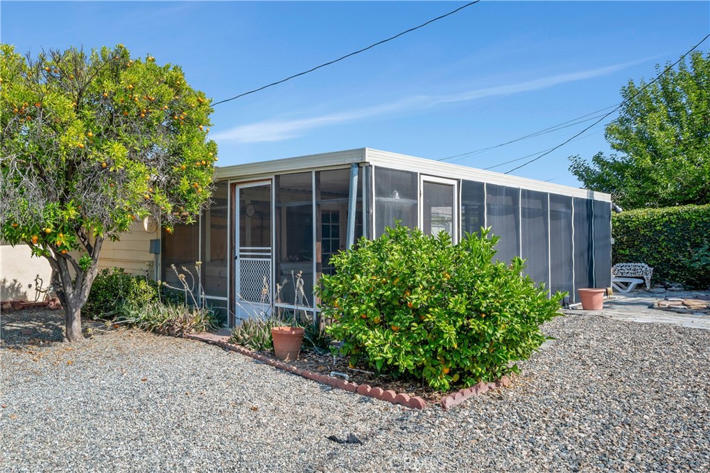 28839 Carmel Road Menifee, CA 92586 - Photo 28 of 47 a view of a backyard with potted plants and large tree