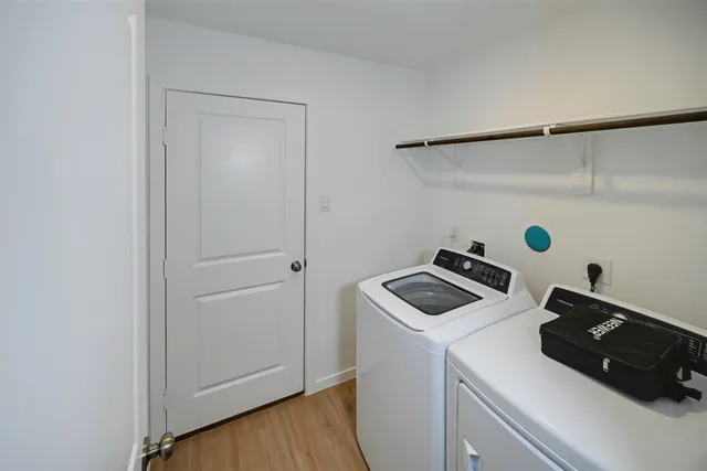 a room with storage and utility