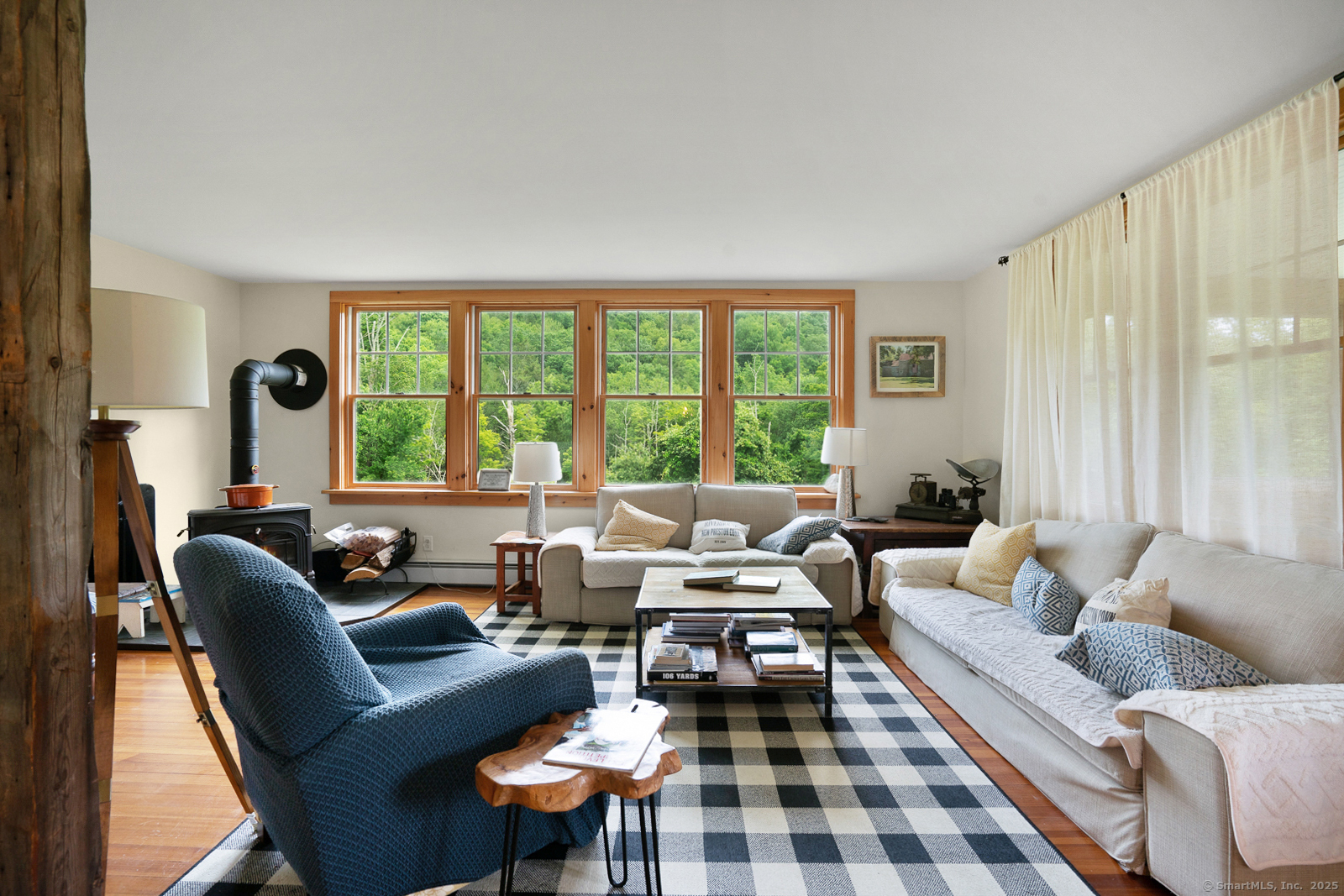 2 Valley Road Washington, CT 06777 - Photo 11 of 32 a living room with furniture and a large window