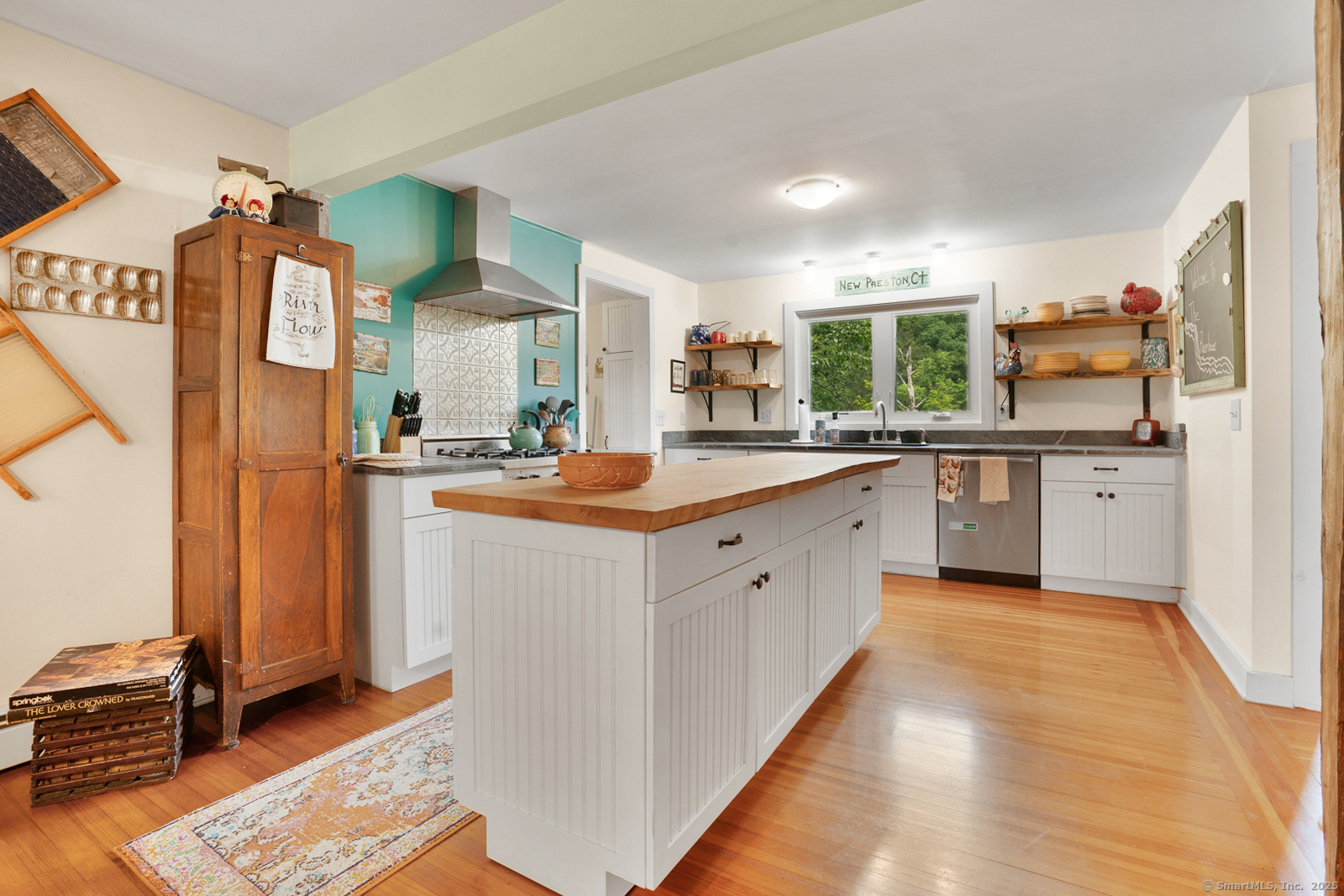 2 Valley Road Washington, CT 06777 - Photo 20 of 32 a kitchen with stainless steel appliances granite countertop a sink and cabinets