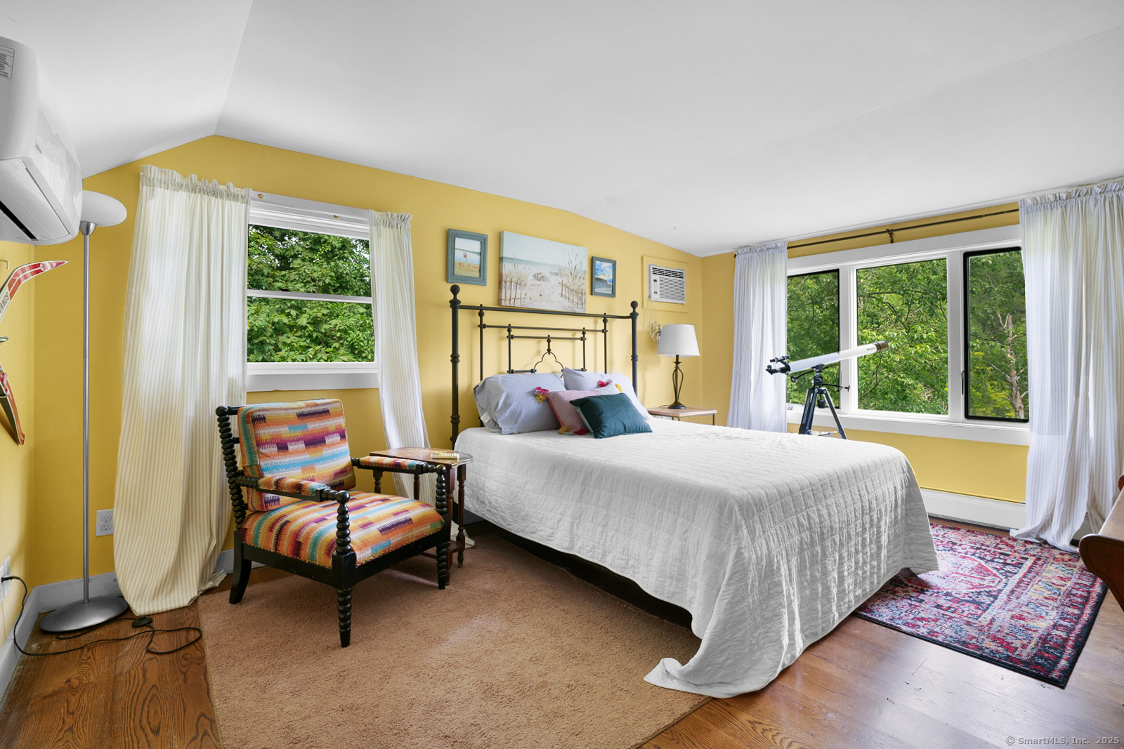 2 Valley Road Washington, CT 06777 - Photo 27 of 32 a bedroom with a bed and large windows